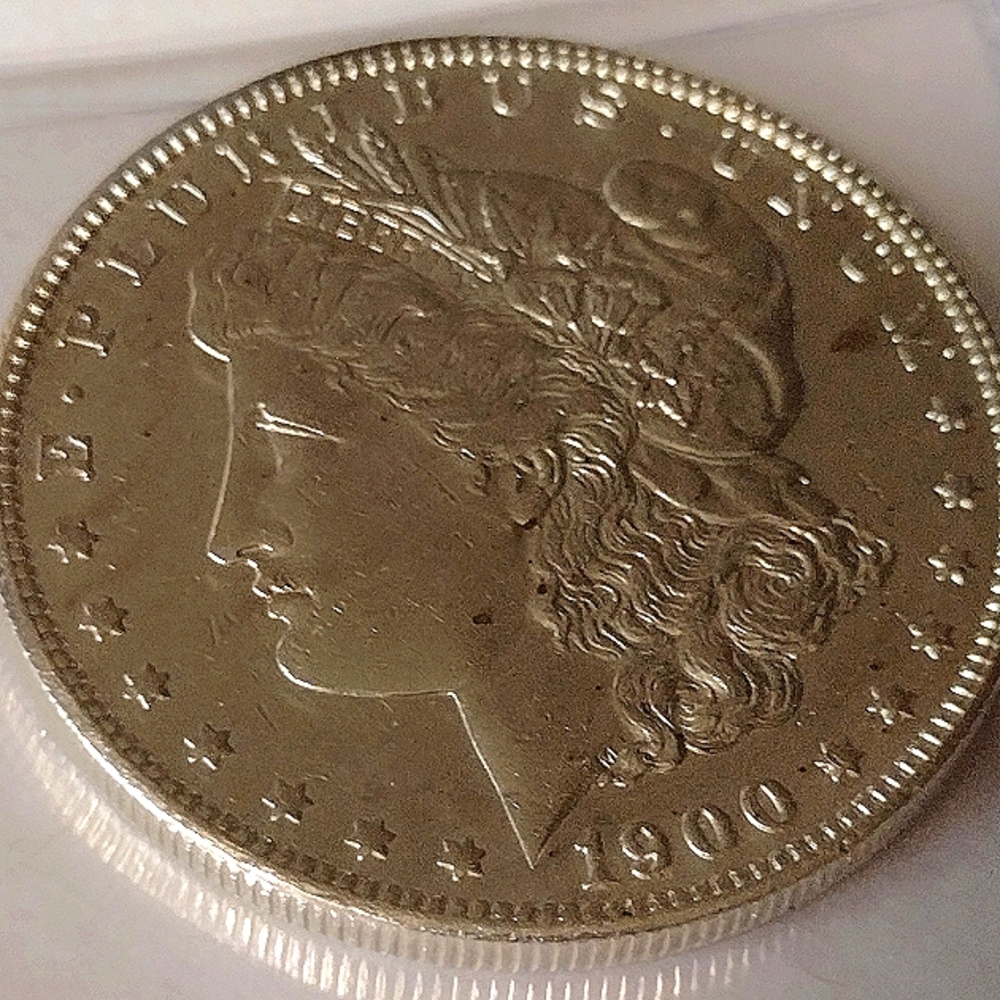1900 AU-BU Philadelphia Mint Morgan Silver Historical Registry Collection NWT